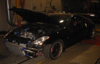 350Z turbo kit installed